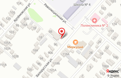 Спортивный клуб Олимпия на Белорусской улице на карте