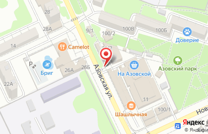 Магазин Мясо птицы Ставрополья на Азовской на карте
