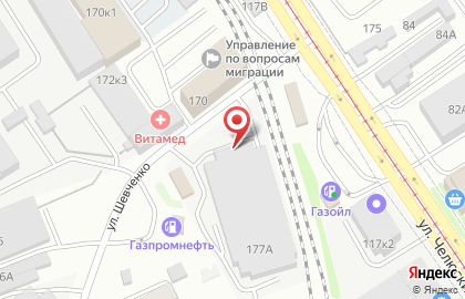 Центр оформления документов в Железнодорожном районе на карте