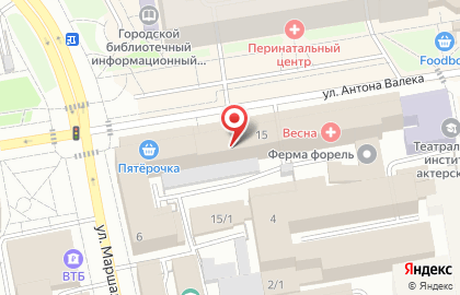 Служба доставки пирогов и тортов Лакомов на улице Антона Валека на карте