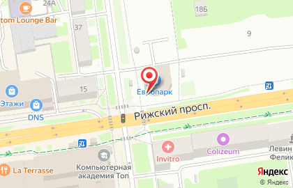 Сервисный центр iStore на Рижском проспекте на карте