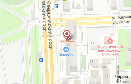 Фитнес-клуб Колизей на Свердловском проспекте на карте