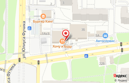 Суши-бар Филадельфия на улице Академика Завойского на карте