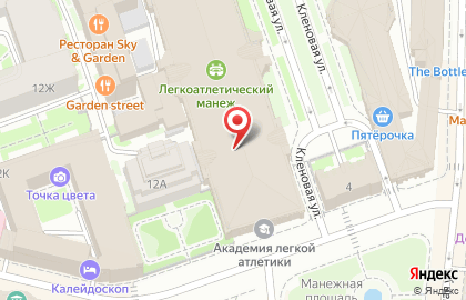 Северо-западный Банк Сбербанка России на Манежной площади на карте