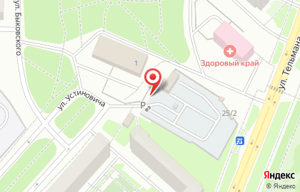 Автостоянка в Красноярске на карте