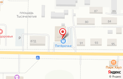 Супермаркет Пятерочка на улице Маяковского на карте