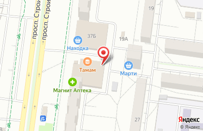 Аптека Фармсервис на проспекте Строителей на карте