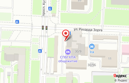 Бистро по продаже шавермы в Красносельском районе на карте
