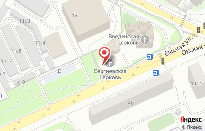 Храм Преподобного Сергия Радонежского в Москве на карте