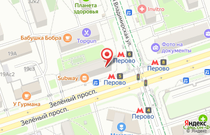 Продуктовый магазин Белорусский базар на 2-й Владимирской улице на карте