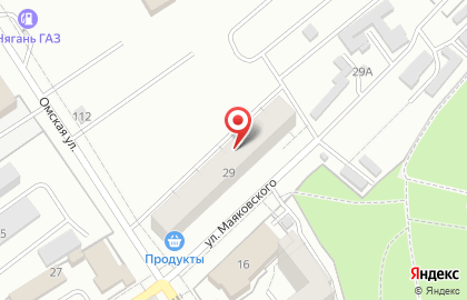 Продуктовый магазин в Екатеринбурге на карте