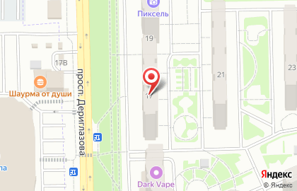 Соляная пещера в Курске на карте