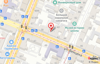 Служба доставки DPD в Самарском районе на карте