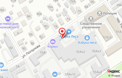 Мебельная компания ТриО в Центральном районе на карте
