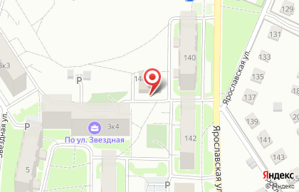 Магазин у дома Бристоль на Ярославской улице на карте