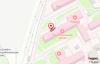 Сургутский окружной клинический центр охраны материнства и детства в Сургуте на карте