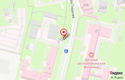Василек на улице Фёдора Гладкова на карте