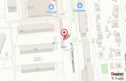 Торговый дом Свежели на улице Станиславского на карте