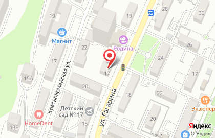 Ногтевая студия Колибри на улице Гагарина на карте