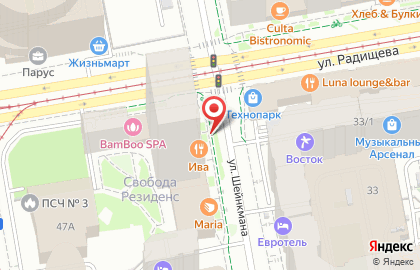 Рестобар Улетели на улице Шейнкмана на карте