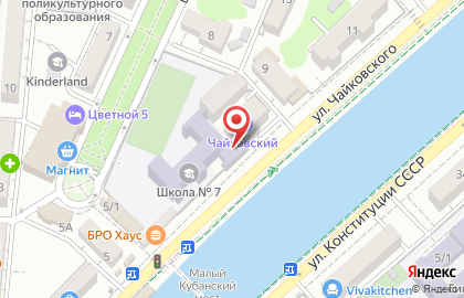 Школа скорочтения, каллиграфии и развития памяти Iq007 на улице Чайковского на карте