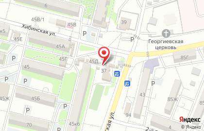 Фирменный магазин Великолукский мясокомбинат на улице Хибинская на карте