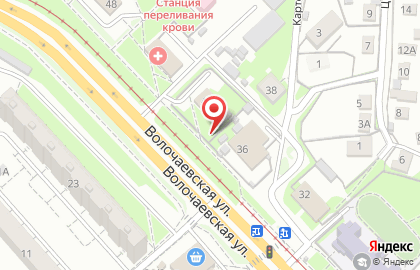 Строительное управление № 277 на Волочаевской улице на карте