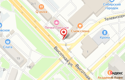 Билетная касса КрасТикет в Октябрьском районе на карте