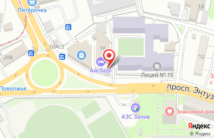 Отель ZBest Hotels Айсберг Саратов на карте