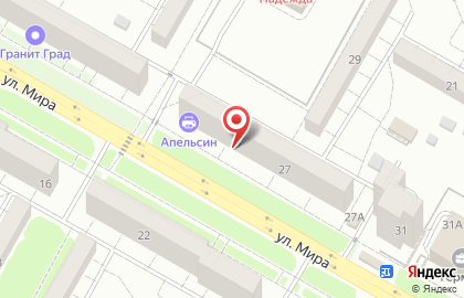 Агентство недвижимости Квартирно-техническая служба на улице Мира на карте