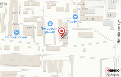 На причале в Правобережном округе на карте