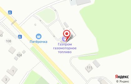Газпром газомоторное топливо на улице М.Горького на карте