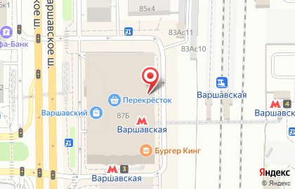 Магазин кожгалантереи Redmond в ТЦ Варшавский на карте