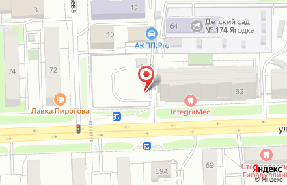 Автостоянка Восход в Московском районе на карте