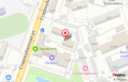 Кубань на Старокубанской улице на карте