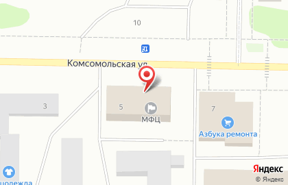 Городская типография на Комсомольской на карте