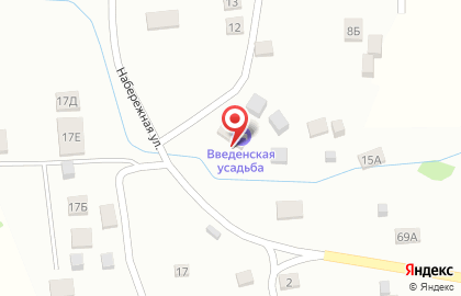 Введенская усадьба на карте