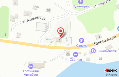 Салекс на Телецкой улице на карте