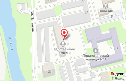 Следственный отдел по Ленинскому району Следственное управление Следственного комитета РФ по Свердловской области на карте
