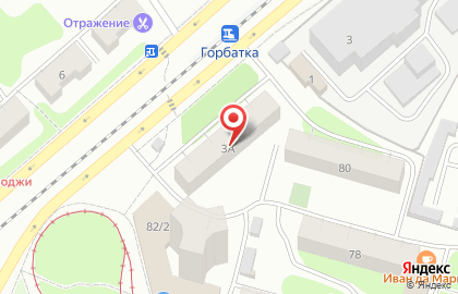 Продуктовый магазин в Твери на карте