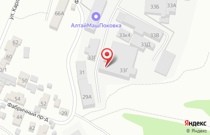 Компания Евромебель в Октябрьском районе на карте