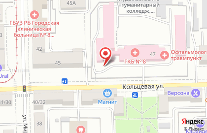 Городская клиническая больница №10 в Орджоникидзевском районе на карте