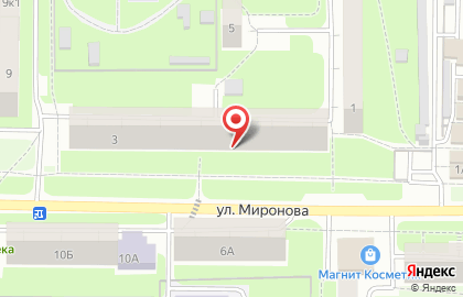 Салон красоты Бигуди на улице Миронова на карте