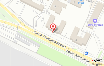 Автоломбард 5Колесо на проспекте Генерала Алексеева на карте