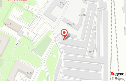 Автостоянка ГСК Севастопольский на карте
