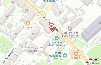 Музейная пряничная Калужское тесто на карте