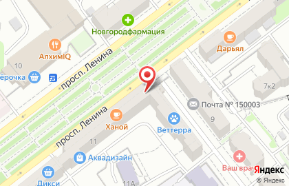 Аптека Мелодия здоровья на проспекте Ленина, 11 на карте
