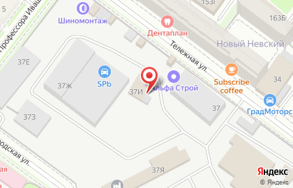 Магазин искусственных цветов на площади Александра Невского I на карте