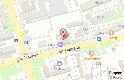 Отель Saklia на карте