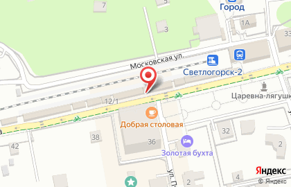 Продуктовый магазин в Калининграде на карте